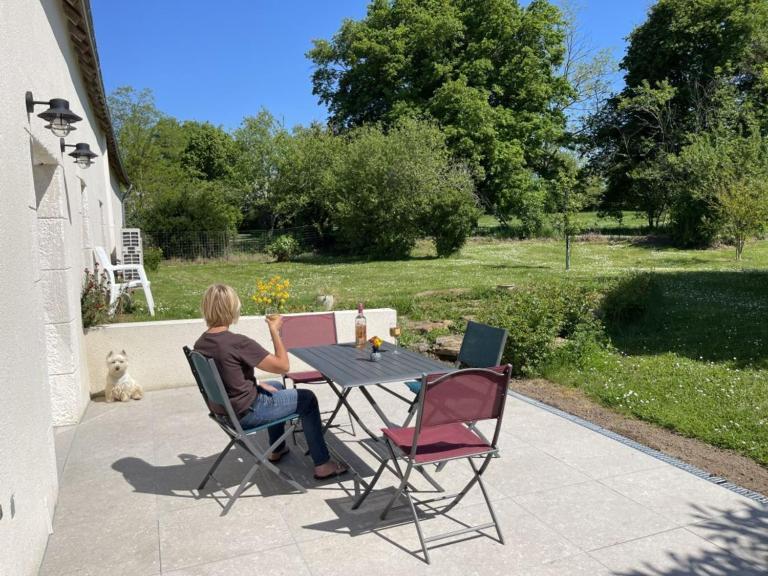 Les Mimosas Villa Gracay Exteriör bild